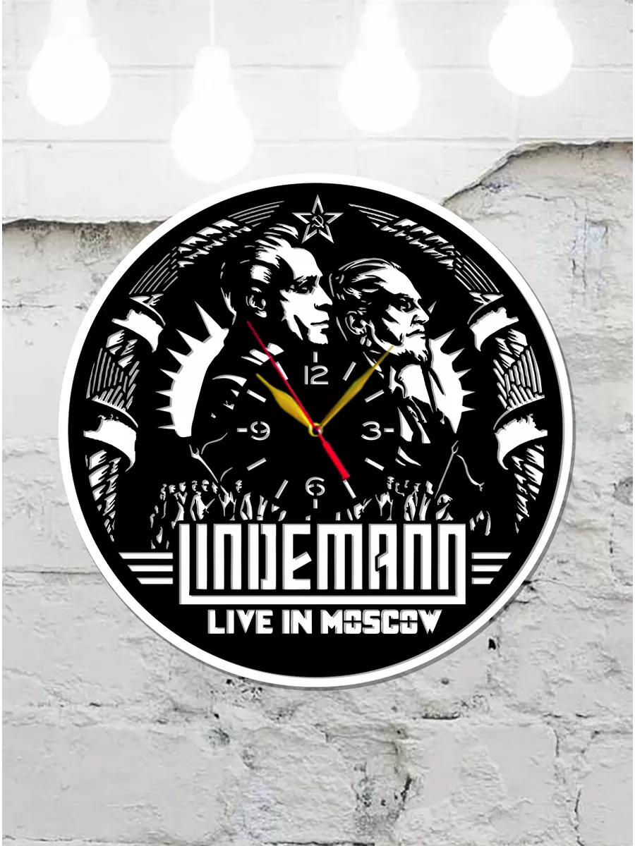 Настенные часы Rammstein, Рамштайн, Тилль Линдеманн — фото 4
