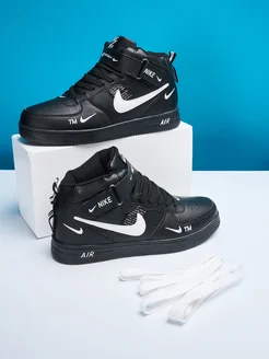 Кроссовки зимние Nike air force высокие