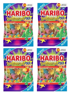 Мармелад динозавры 4 шт по 100г Haribo 263163730 купить за 432 ₽ в интернет-магазине Wildberries