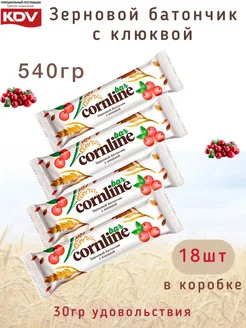 Зерновой батончик с клюквой «Cornline», 30гр