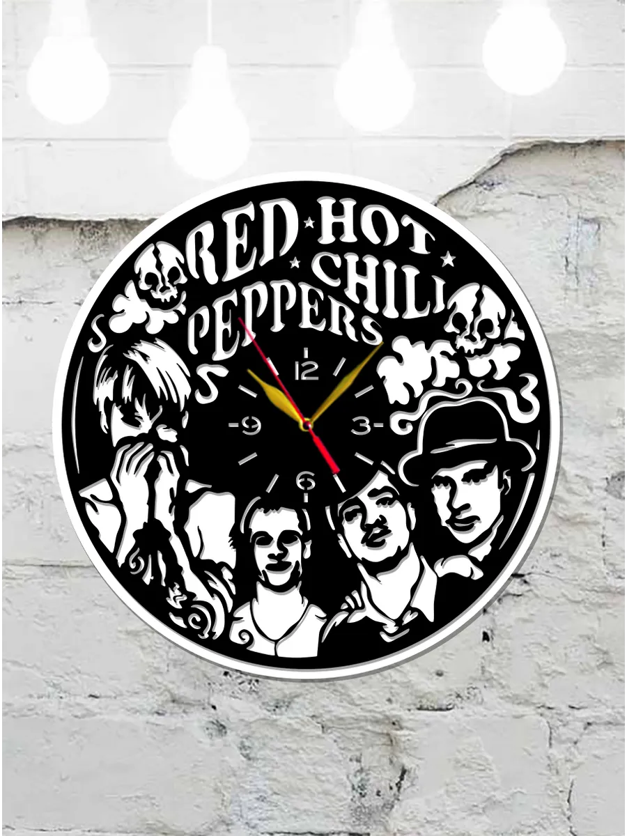 Настенные часы Red Hot Chili Peppers, Хиллел Словак — фото 4