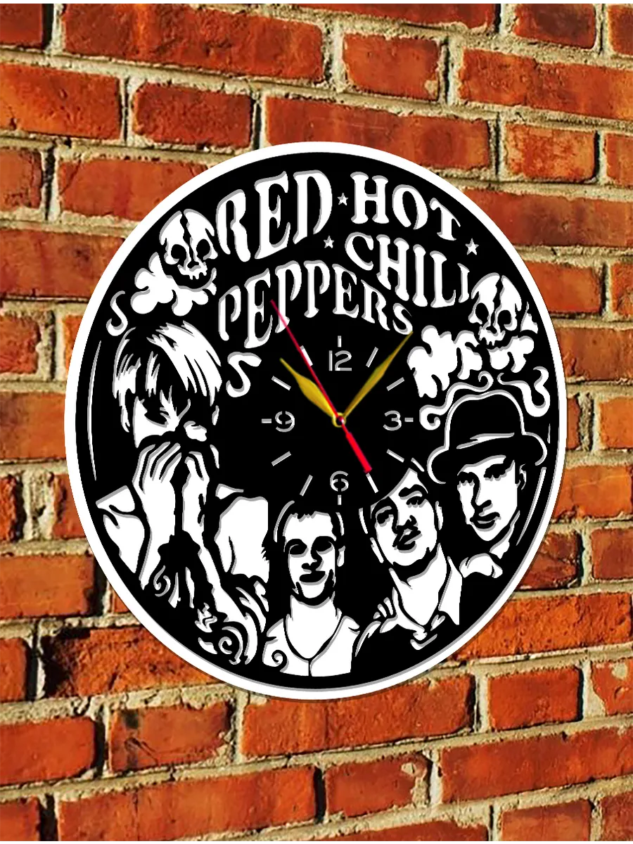 Настенные часы Red Hot Chili Peppers, Хиллел Словак — фото 6