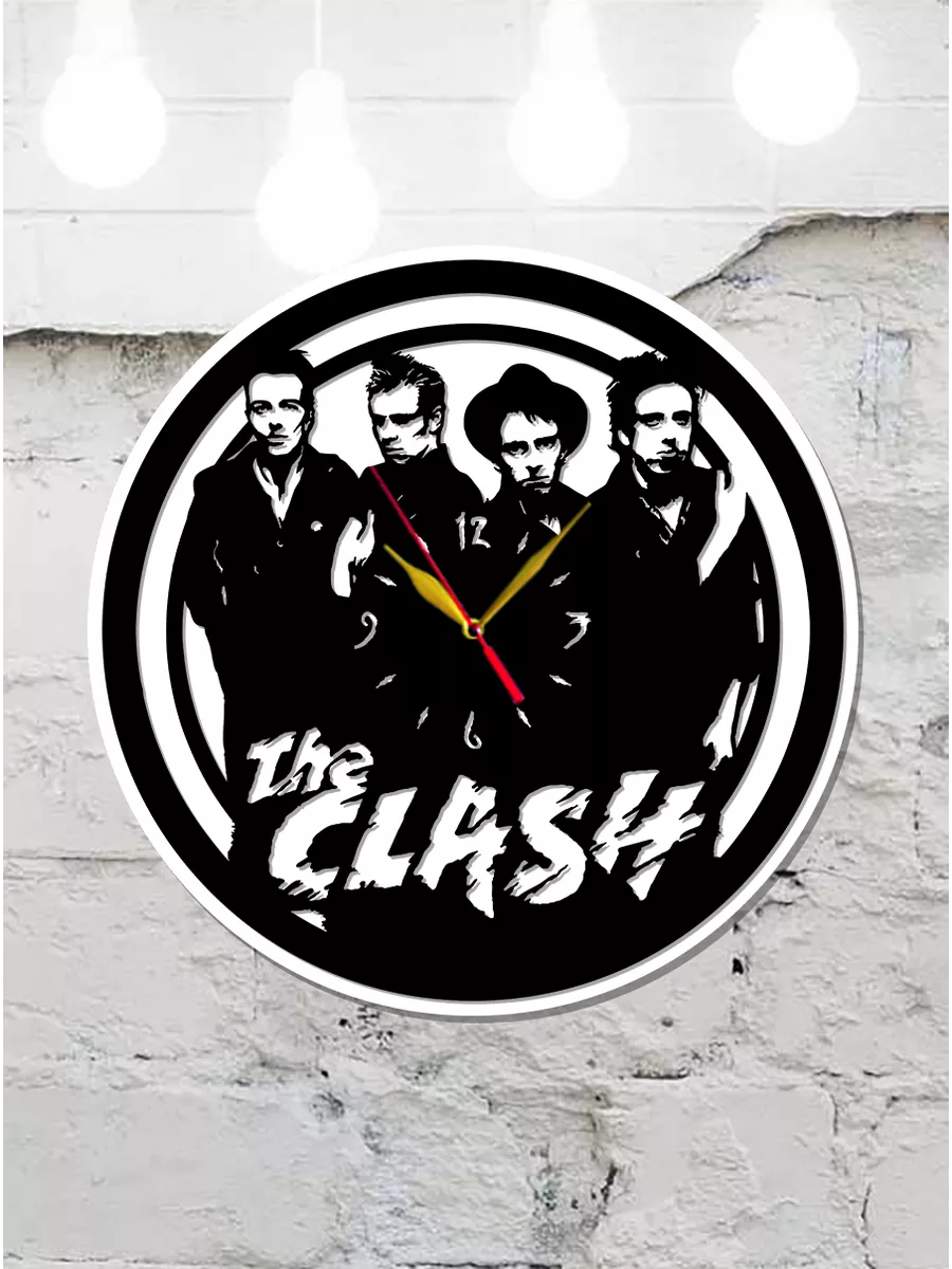 Настенные часы The Clash, Клэш, Мик Джонс — фото 4