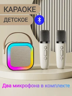 Музыкальная беспроводная bluetooth колонка караоке