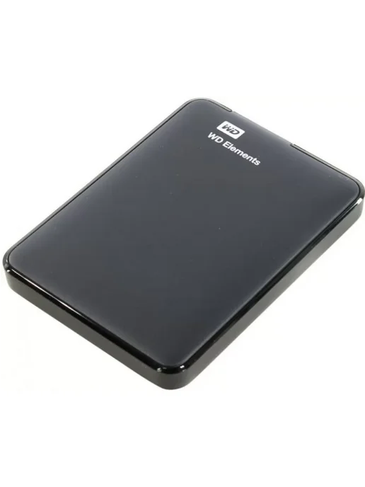 Western Digital Внешний диск HDD 2.5'' 1TB USB 3.0 черный, 1 ТБ