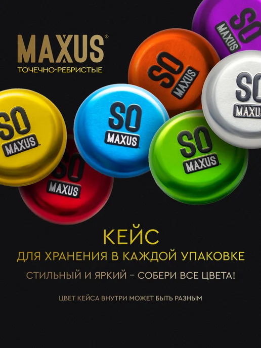 Maxus Презервативы точечно - ребристые, 50 шт, 50 шт, фото 4
