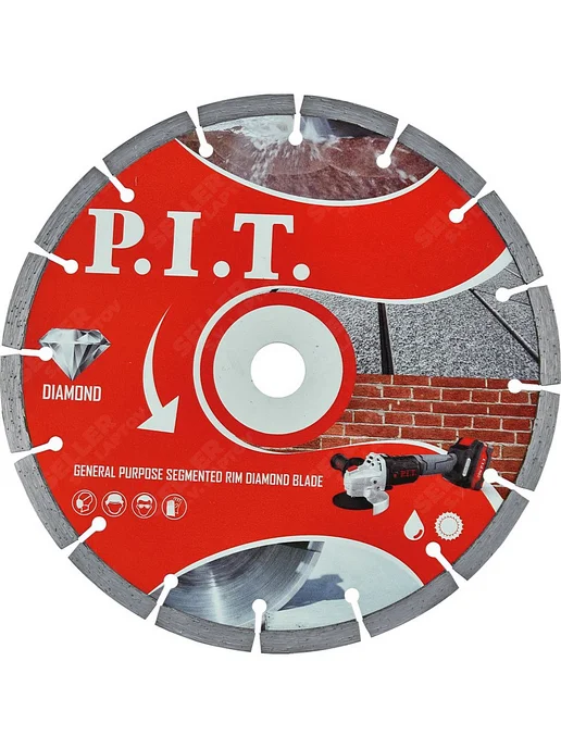 P.I.T. Диск алмазный сегментный 230x22,2x1,4 ACTW02-G230, 230x22.2x1.4