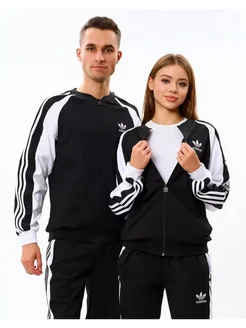 олимпийка спортивная на молнии Adidas 263276568 купить за 2 243 ₽ в интернет-магазине Wildberries