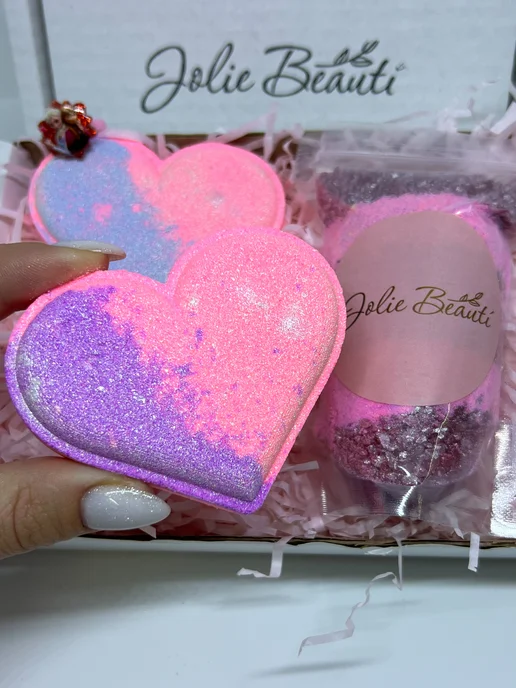 JoIis Beauti Бомбочки для ванны с игрушкой подарочный набор, фиолетовый, фото 5