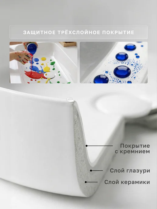 Ceramicanova Раковина накладная в ванную Element, 35,6х35,6 см, коричневый, фото 6