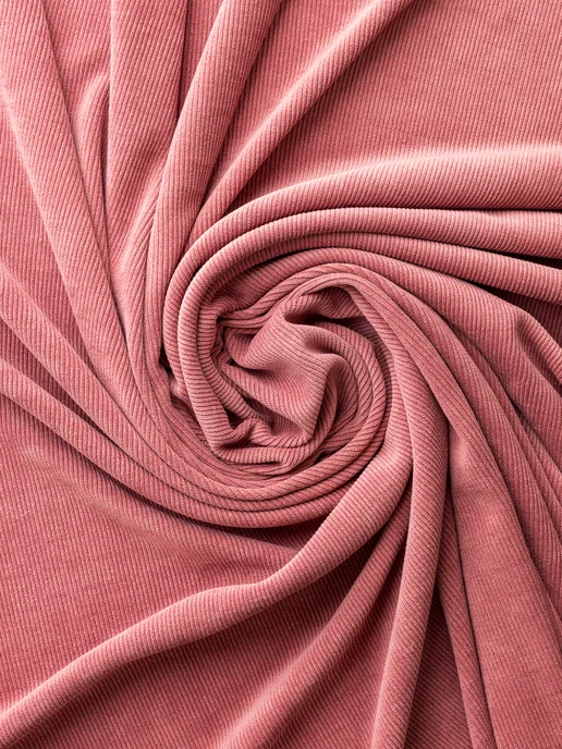 MDC Fabrics Вельвет ткань мелкий рубчик для шитья и рукоделия, розовый, фото 4