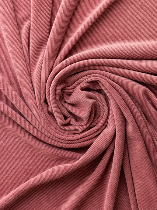 MDC Fabrics Вельвет ткань мелкий рубчик для шитья и рукоделия, розовый, фото 5