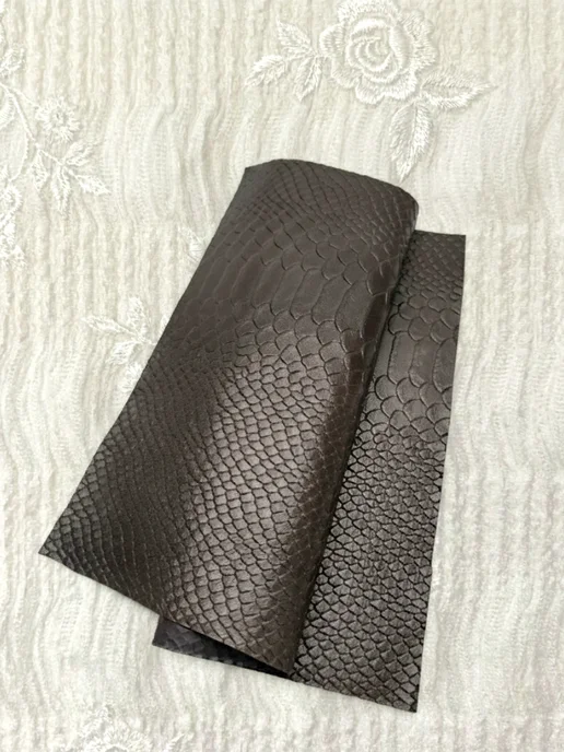 Kozha_natural Натуральная кожа, коричневый, в упаковке 40 г, фото 2