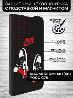 Чехол-книжка для Redmi 14C (4G) и Poco C75 Xiaomi 263360556 купить за 512 ₽ в интернет-магазине Wildberries