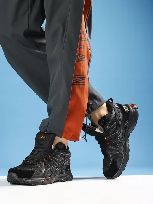 Asics Gel-Kahana 2 зимняя обувь бег стиль, черный, фото 5