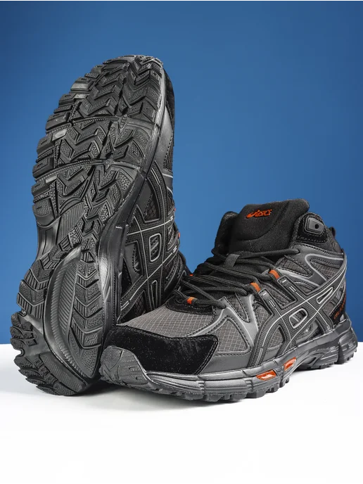 Asics Gel-Kahana 2 зимняя обувь бег стиль, черный, фото 8