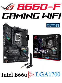 ROG STRIX B660-F GAMING WIFI Asus 263421842 купить за 24 265 ₽ в интернет-магазине Wildberries