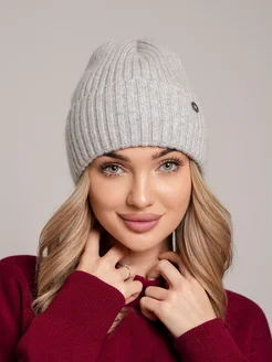 Шапка зимняя ангора бини на флисе Dika Knit 263435709 купить за 769 ₽ в интернет-магазине Wildberries