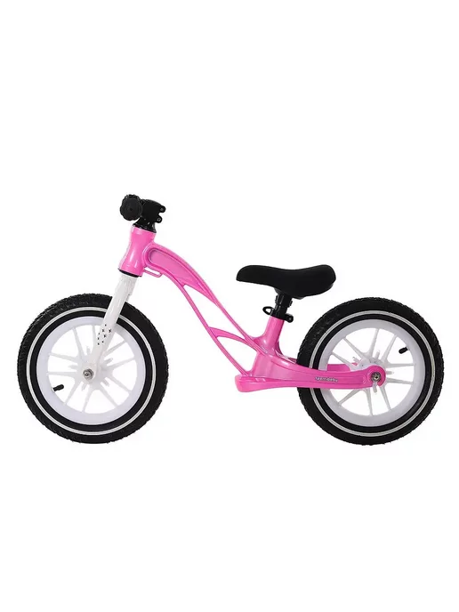 Sportsbaby Беговел Step&Go MS-345 12 дюймов надувные светящиеся колёса, розовый, фото 2