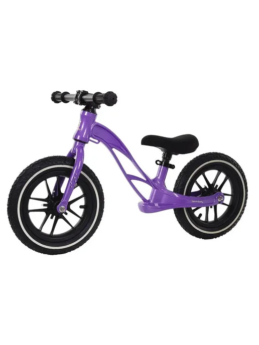 Sportsbaby Беговел Step&Go MS-345 12 дюймов надувные светящиеся колёса, фиолетовый