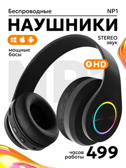 Беспроводные наушники для пк с микрофоном, накладные блютуз NOVAN 263508316 купить за 533 ₽ в интернет-магазине Wildberries