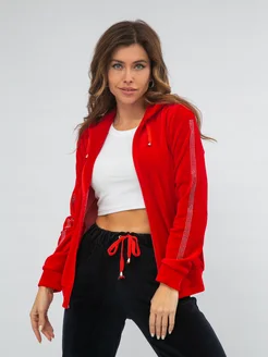 Костюм велюровый на молнии хлопок RentexStyle 263515250 купить за 2 541 ₽ в интернет‑магазине Wildberries