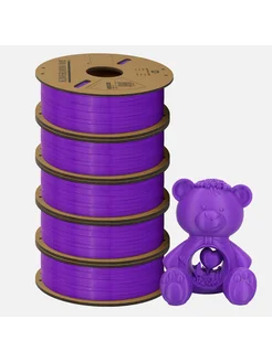 5kg PLA пластик для 3D печати фиолетовый 5кг