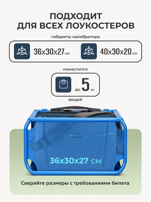 Bonle Кейс на чемодан, синий, фото 2