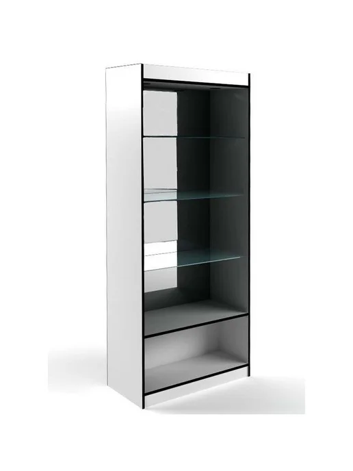 MTOmarket Витрина "Универсал" №160-З (164 без дверей), Бук, белый