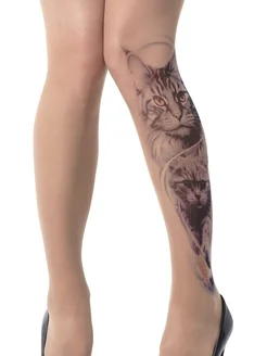 Колготки с рисунком тату 40 den 1шт Stop Tattoo 263567459 купить за 543 ₽ в интернет-магазине Wildberries