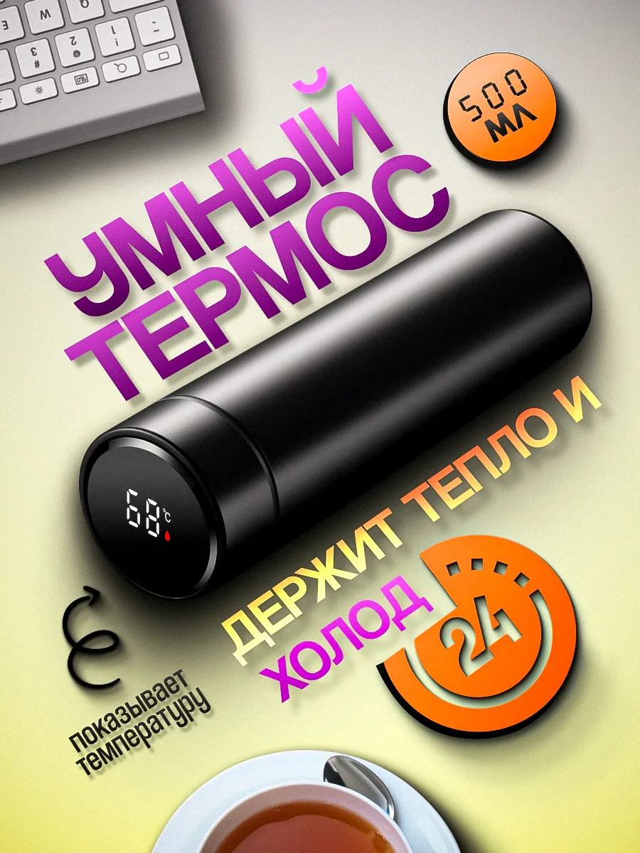 Термос с датчиком...