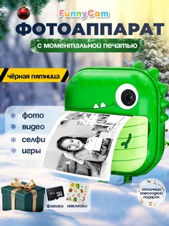 Детский фотоаппарат моментальной печати полароид polaroid