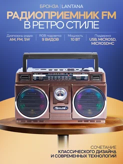 FM Радиоприемник в ретро стиле- Lantana- S3/бронза SAGE by Encome 263650918 купить за 1 448 ₽ в интернет-магазине Wildberries