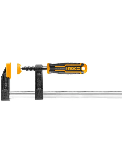 INGCO Струбцина столярная HFC020502 INDUSTRIAL 50х200 мм, 50x200 мм, фото 2