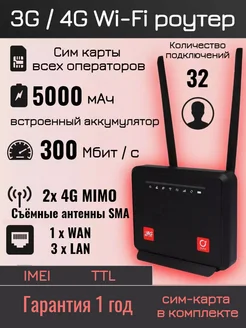 4G Wi-Fi MC 60 IMEI все операторы 5000 мАч + сим карта Olax 263736764 купить за 3 397 ₽ в интернет-магазине Wildberries