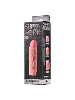 Фаллоудлинитель SUPER HERO Sex Machine - 15,5 см