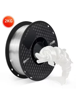 2kg PETG Пластик для 3Д принтера 1.75mm Прозрачный