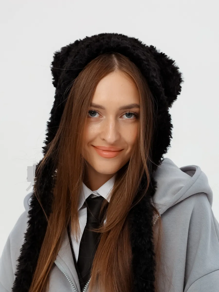 Шапка с ушками мишки...