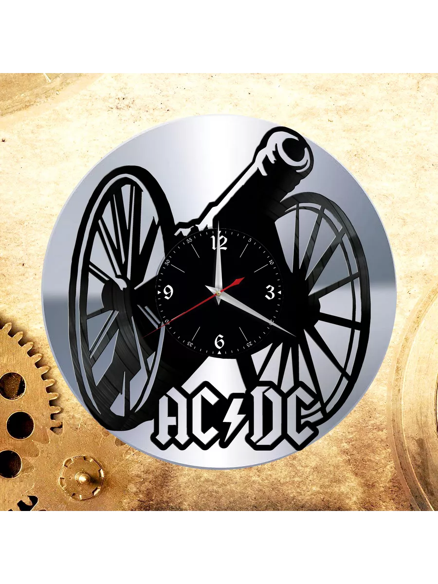 Настенные часы с группой AC DC