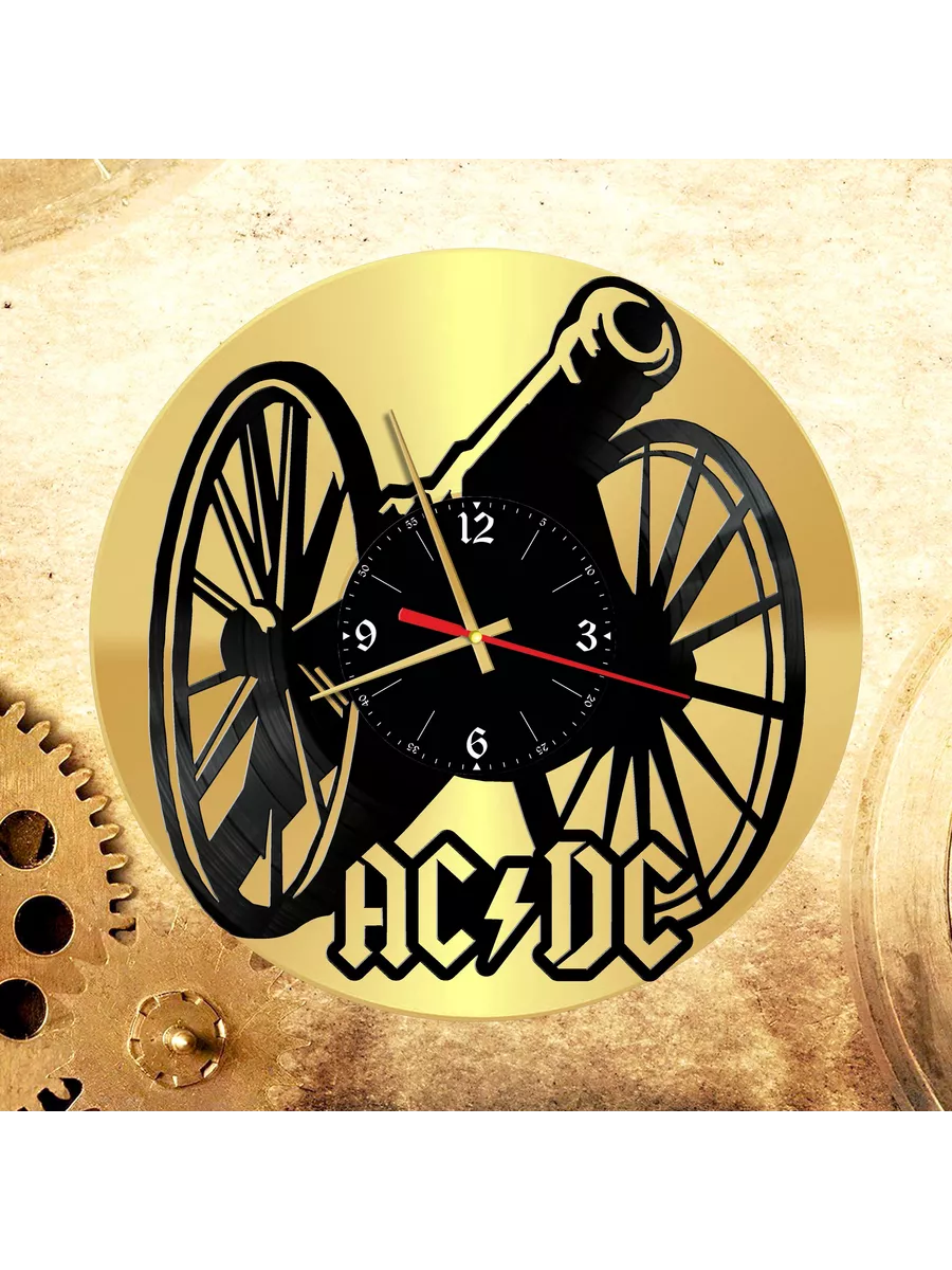 Настенные часы с группой AC DC