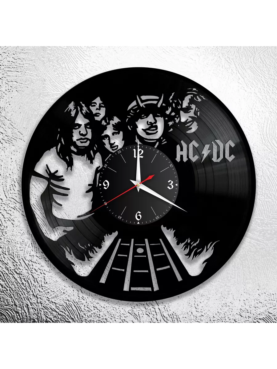 Настенные часы с группой AC DC