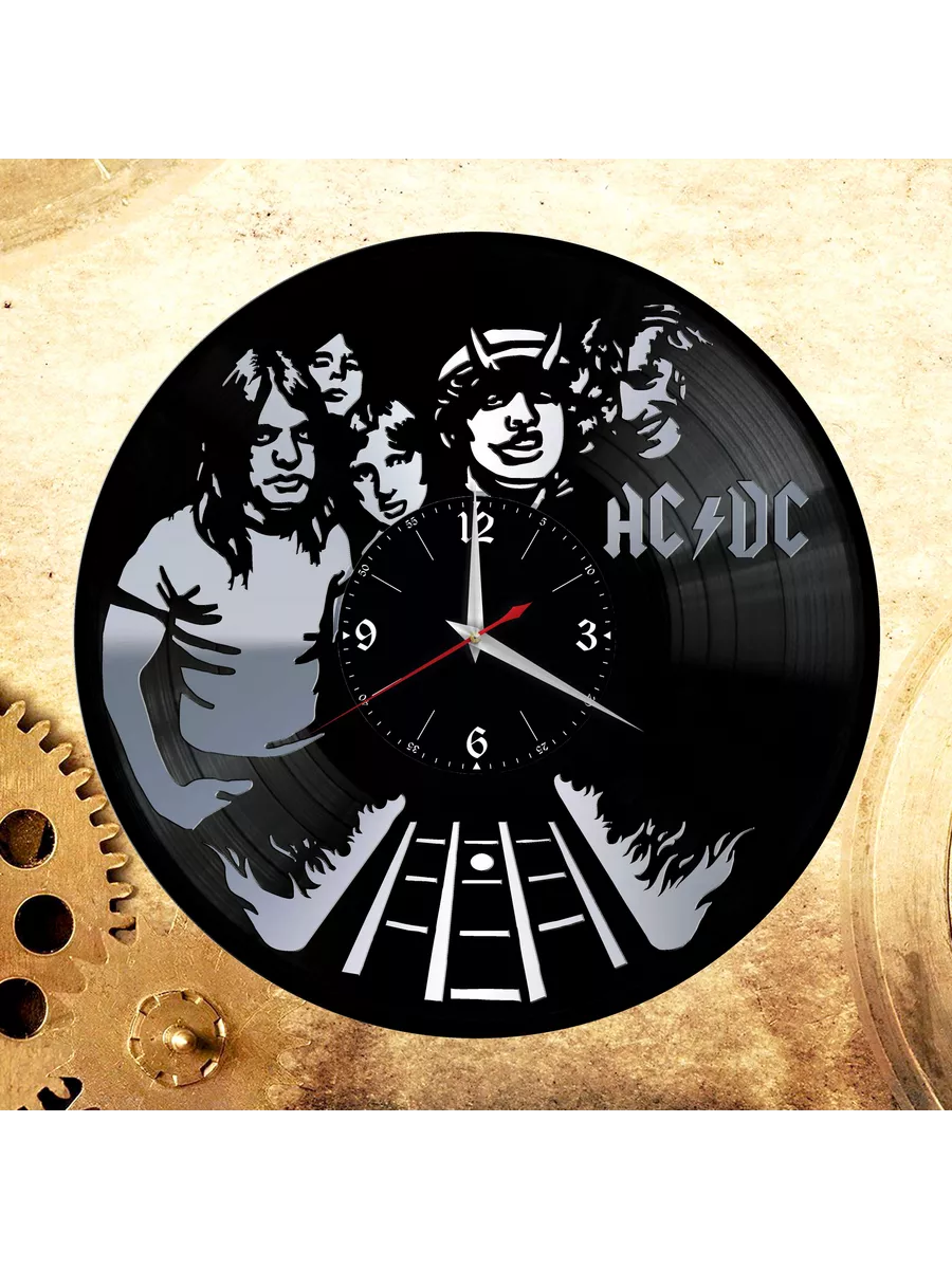 Настенные часы с группой AC DC