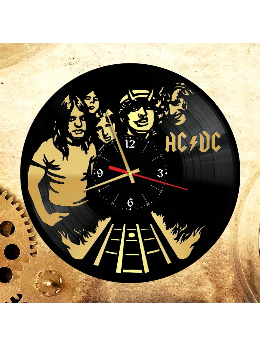Настенные часы с группой AC DC