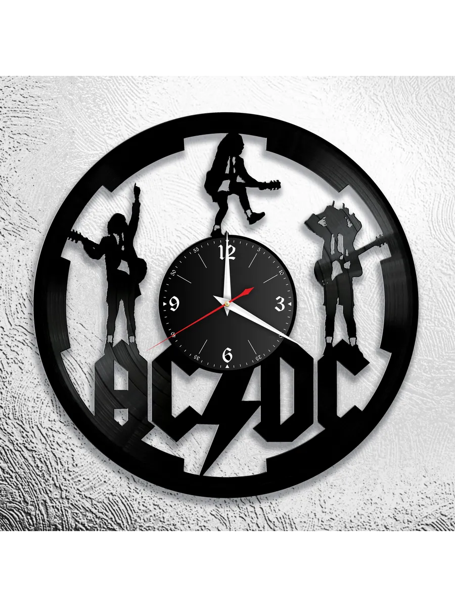 Настенные часы с группой AC DC