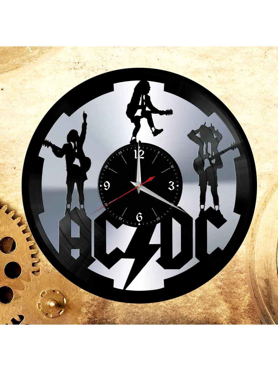 Настенные часы с группой AC DC