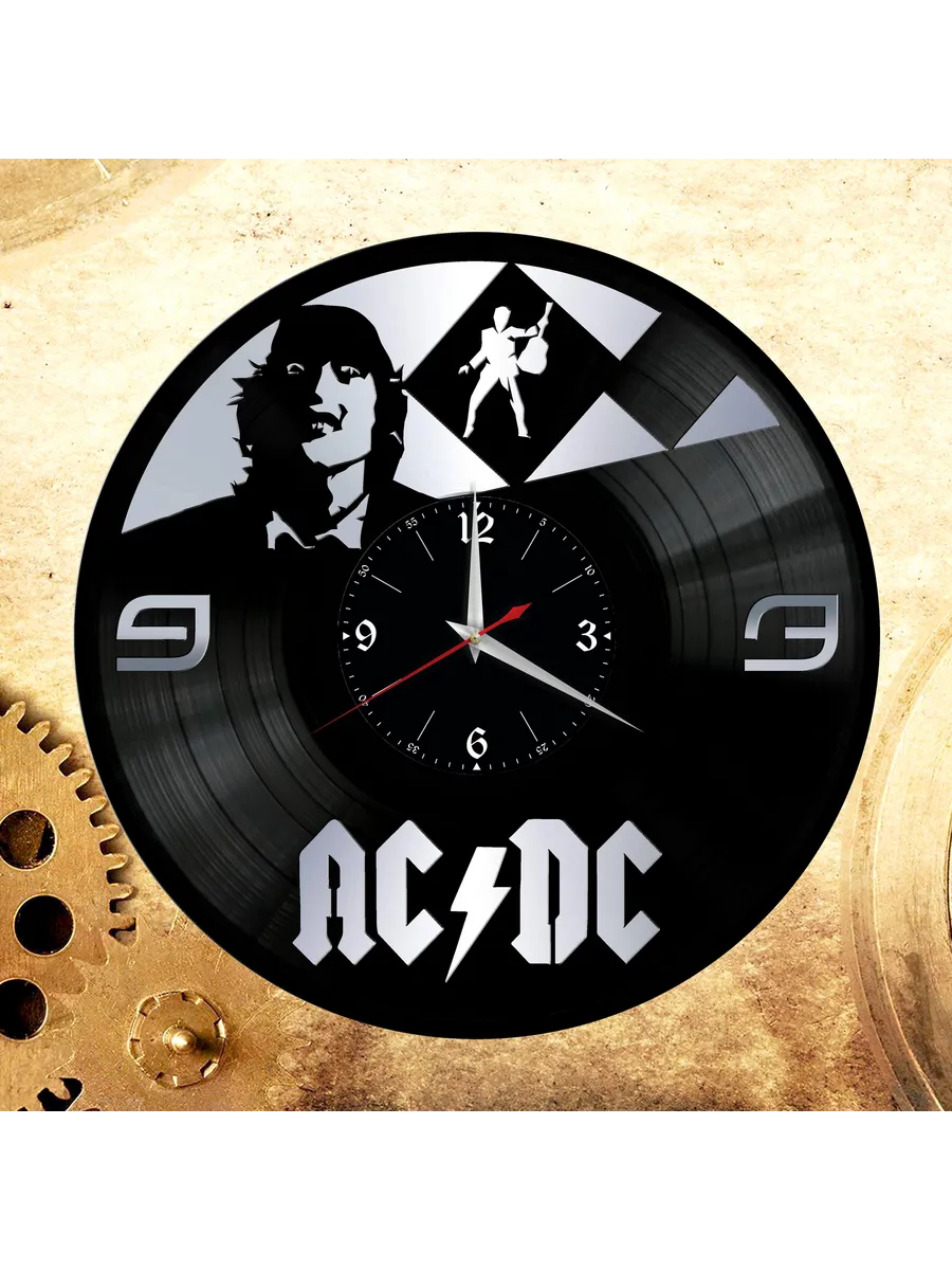 Настенные часы с группой AC DC
