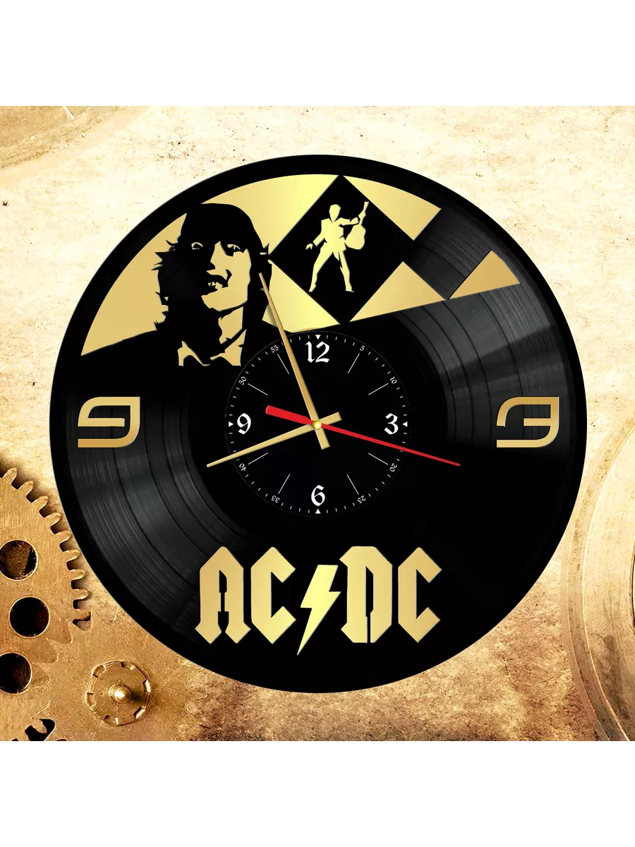 Настенные часы с группой AC DC