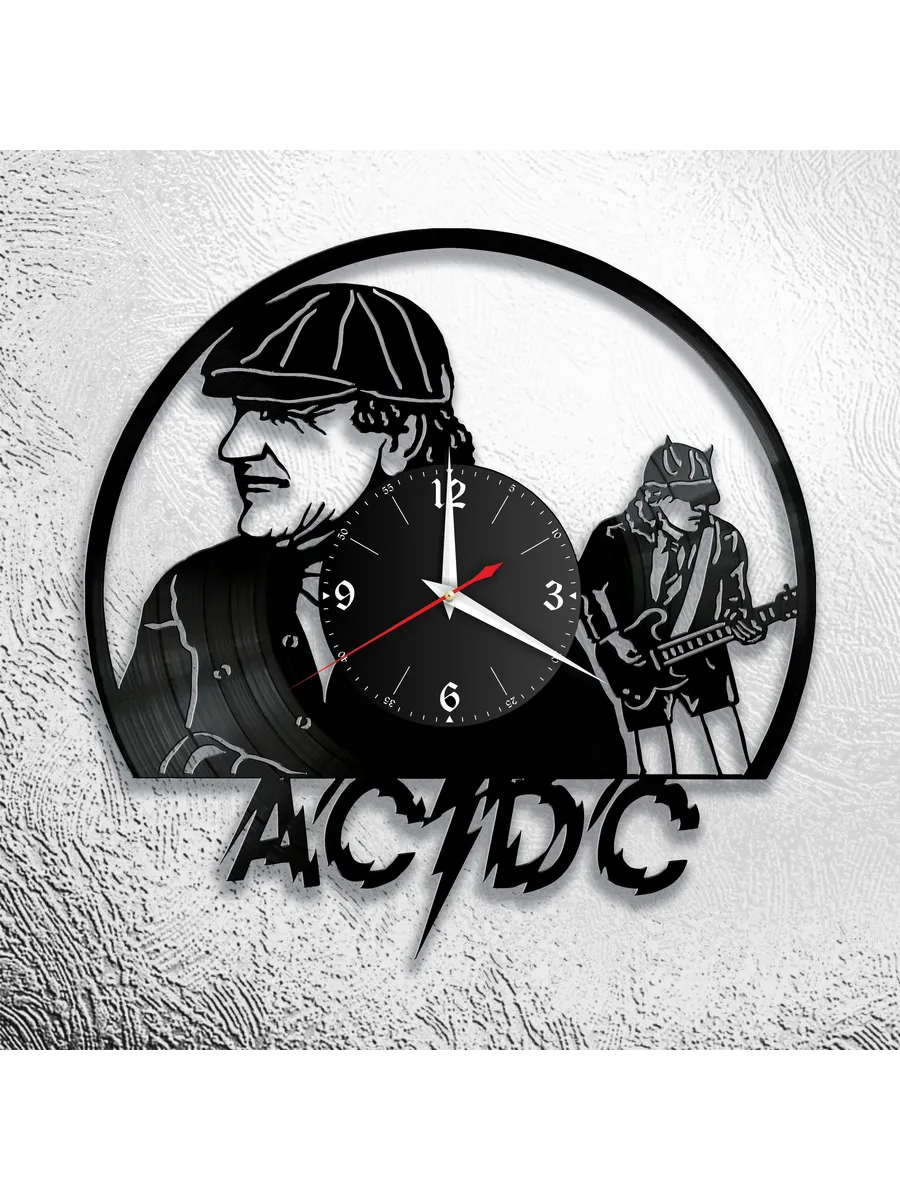 Настенные часы с группой AC DC