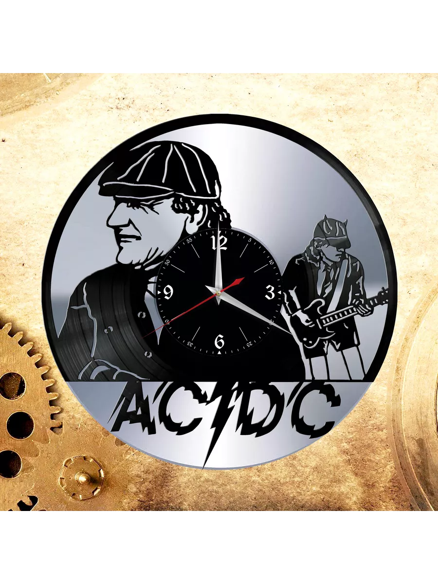 Настенные часы с группой AC DC