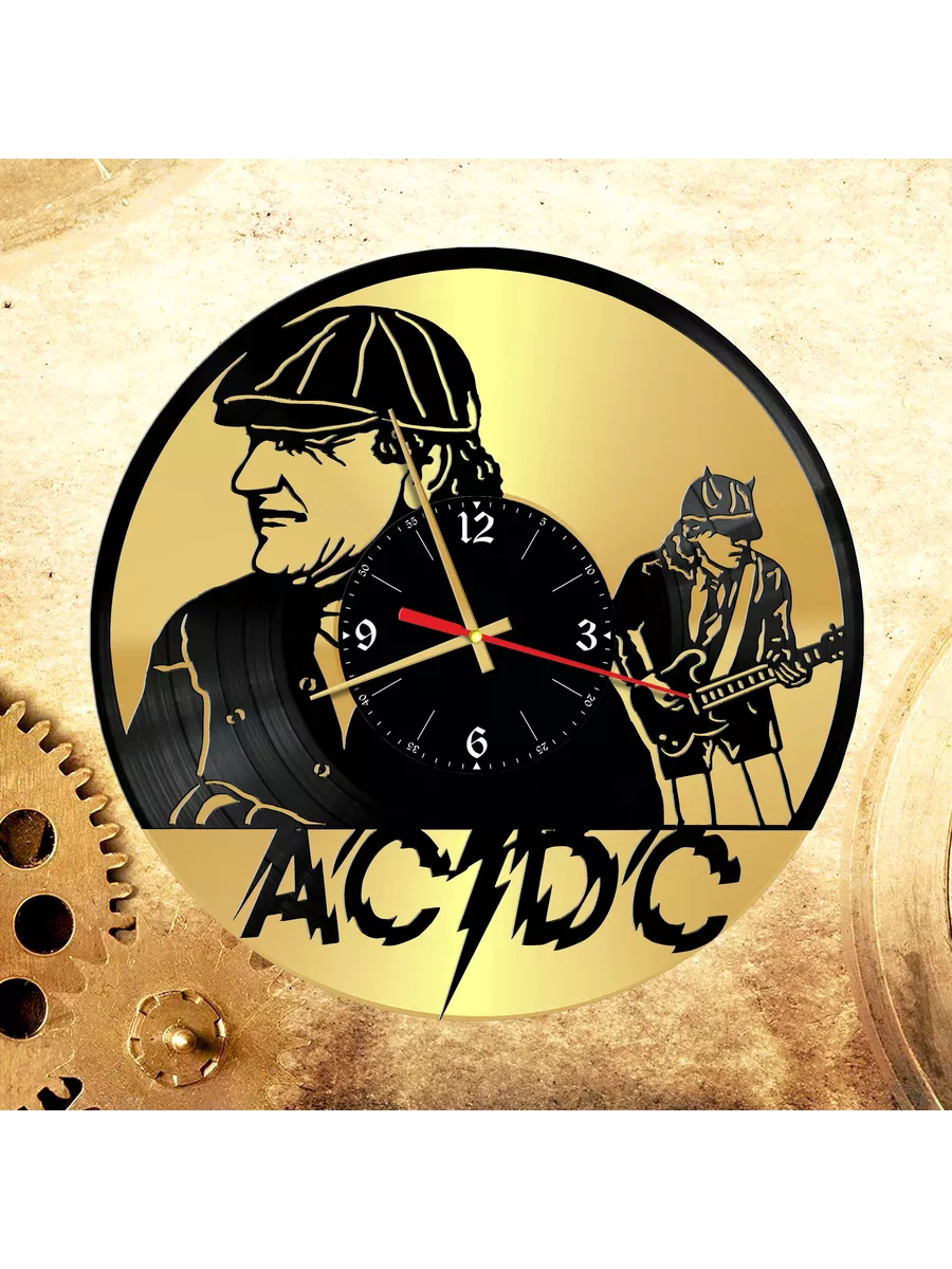 Настенные часы с группой AC DC
